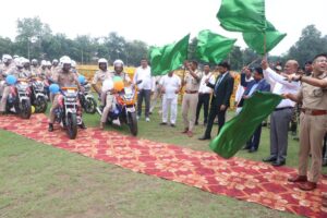 सिटी हॉकस बाइक पेट्रोलिंग धनबाद की शुरुआत समारोह